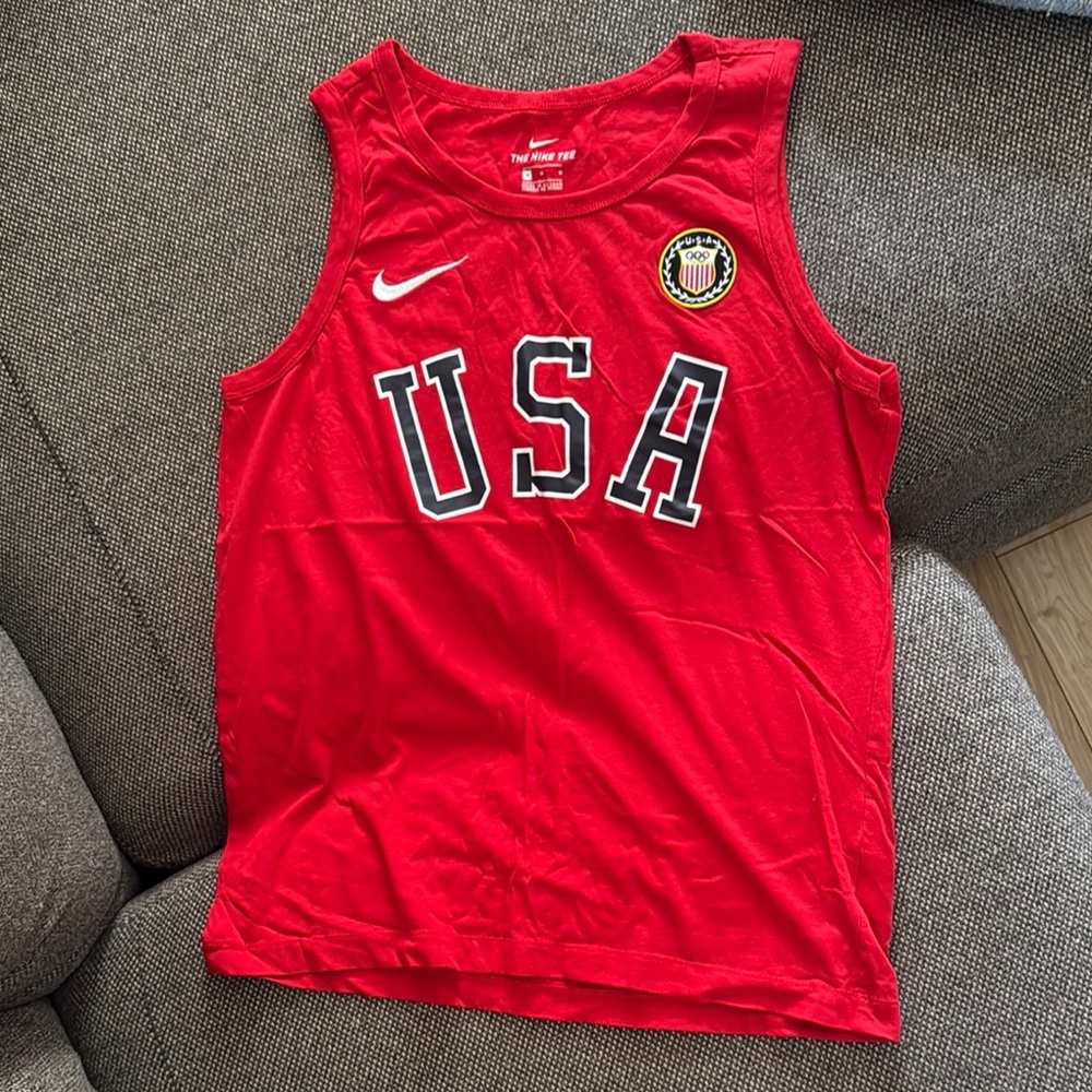 Nike Red USA Tank Top